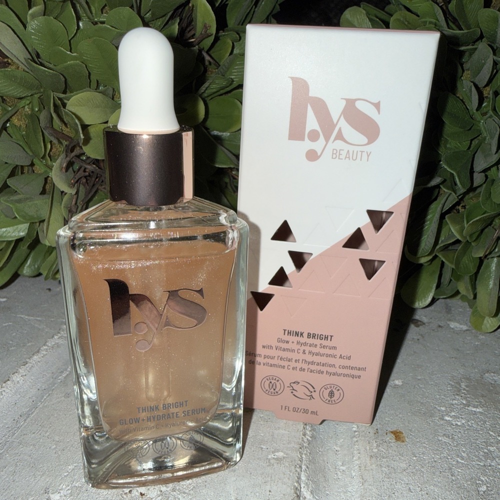 LYS Beauty Think Bright Glow + Hydrate Serum Vitamin C ~‎ 1 fl oz ~ NIB